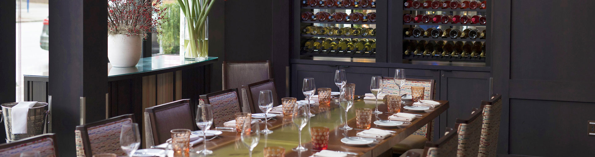 Private events in the private room at Patina 250, 250 Delaware Ave Buffalo ny