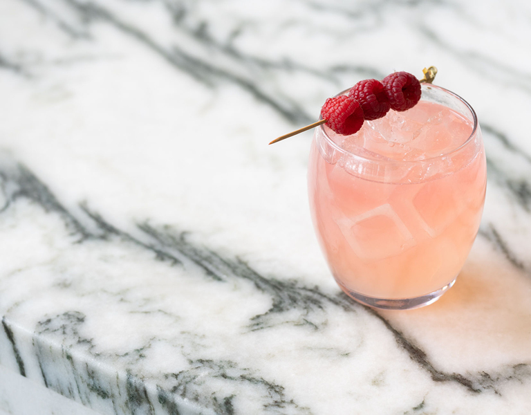 Cocktail served at Patina 250 in downtown Buffalo, NY