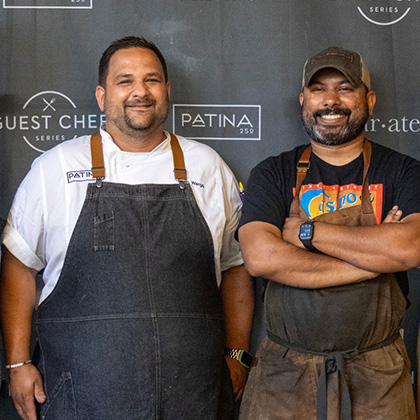 Chef Evan Wargo and Chef Ryan Fernandez